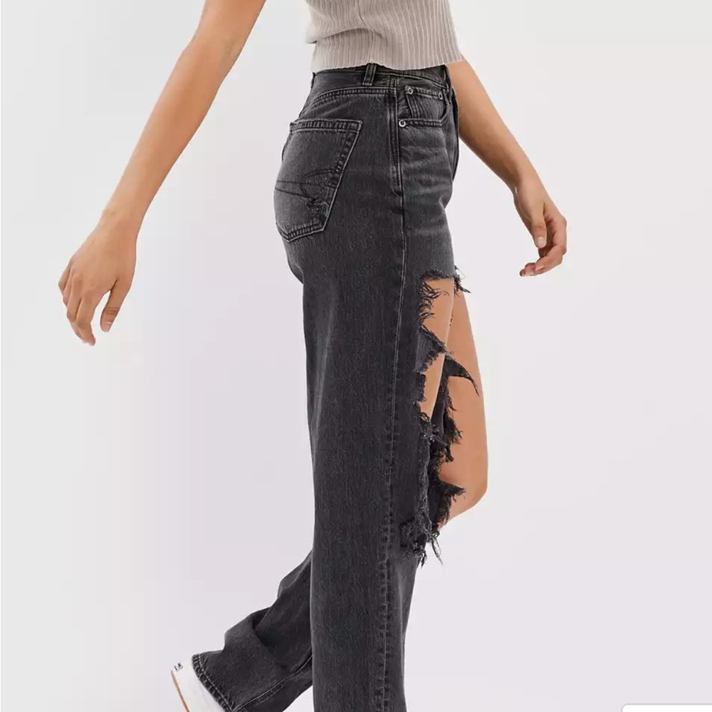 💐2 for 20💐 american eagle black mom jeans